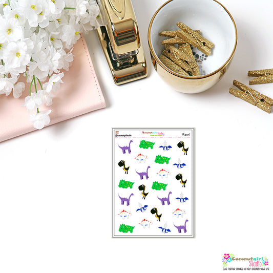Dinosaurs Stickers Decorative