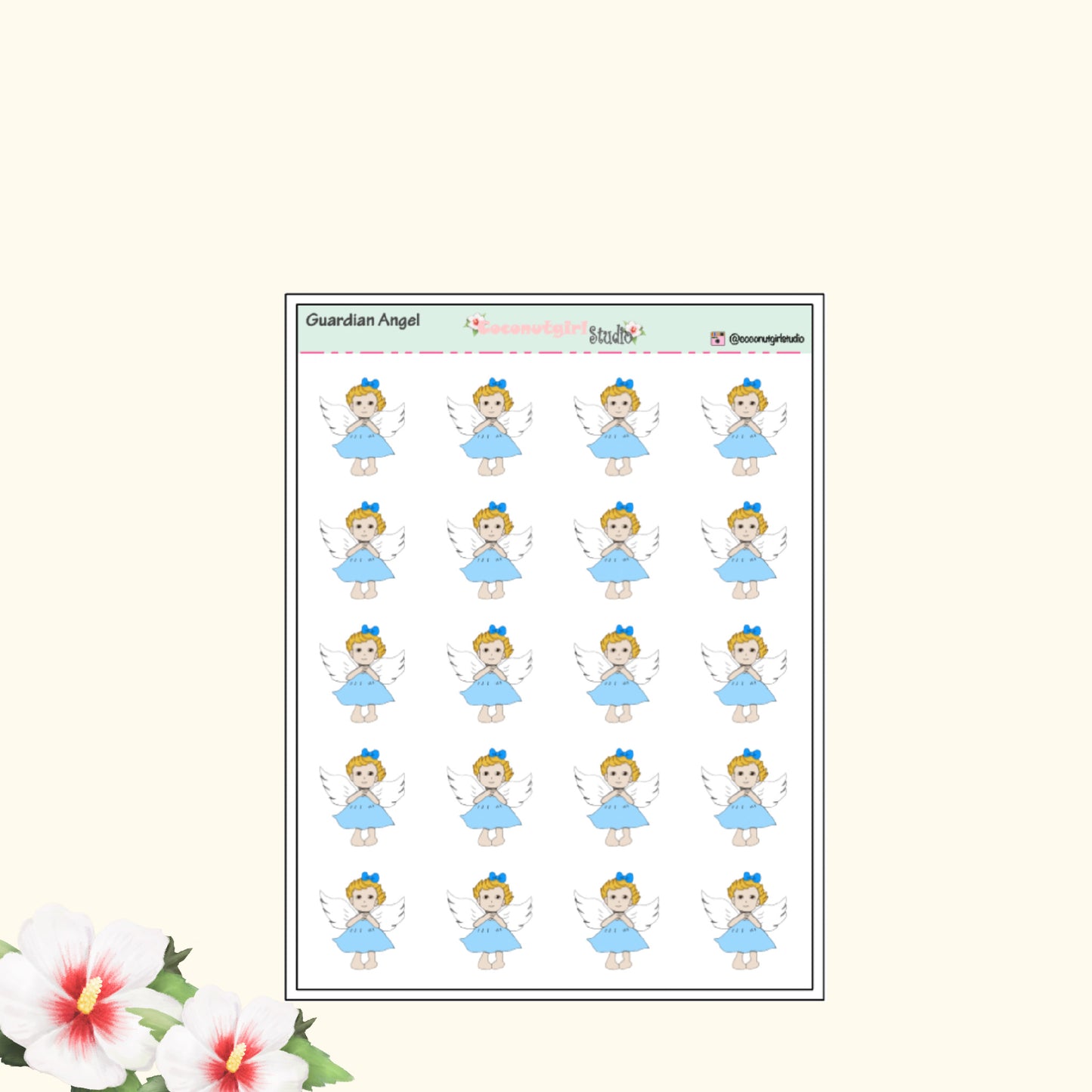 Guardian Angel planner stickers