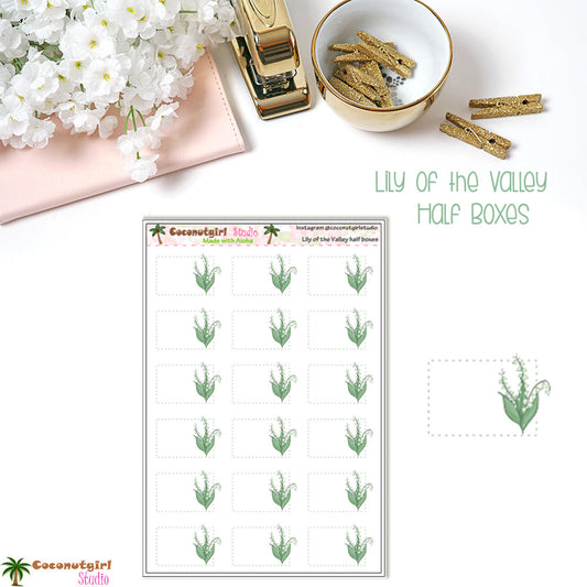 Lily of the Valley Half boxes