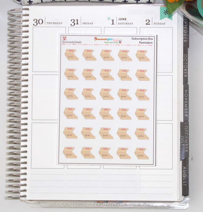 Subscription Box Reminders